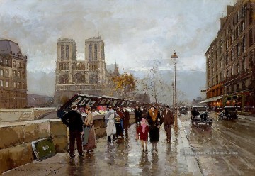 Quai CE Saint Michel Paris Peinture à l'huile